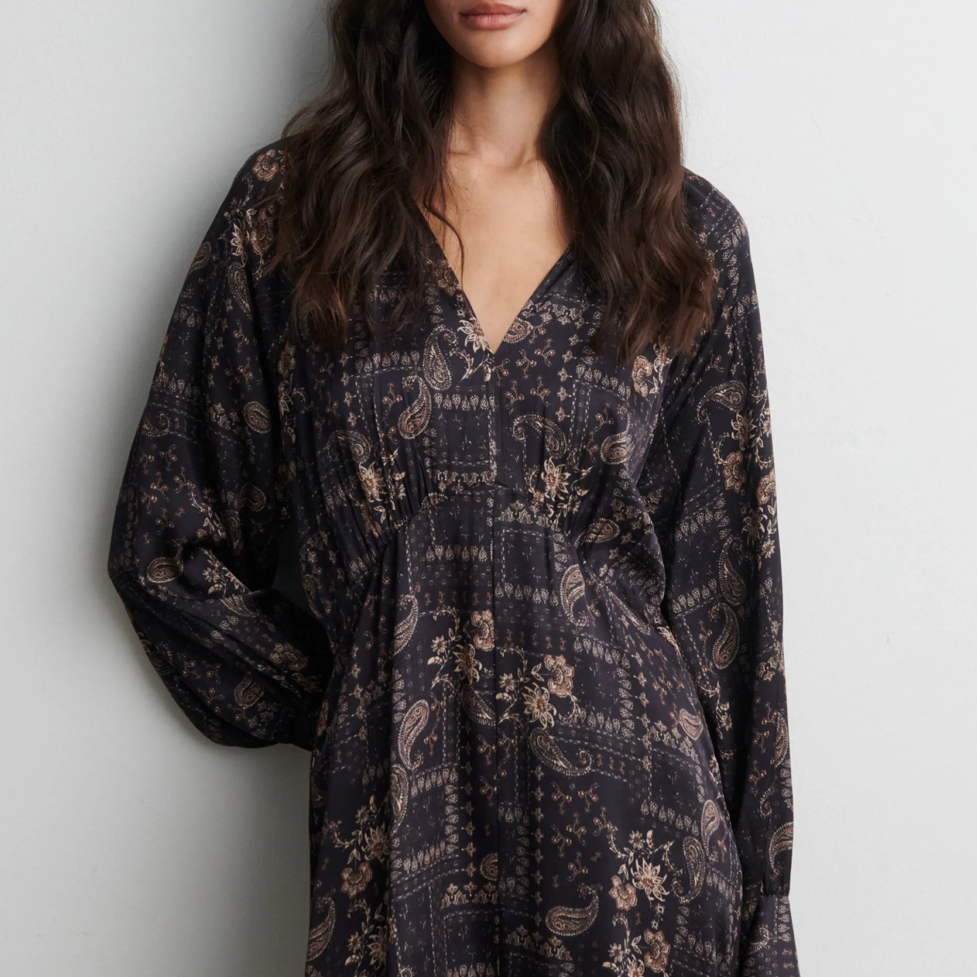 Paisley Dress, black