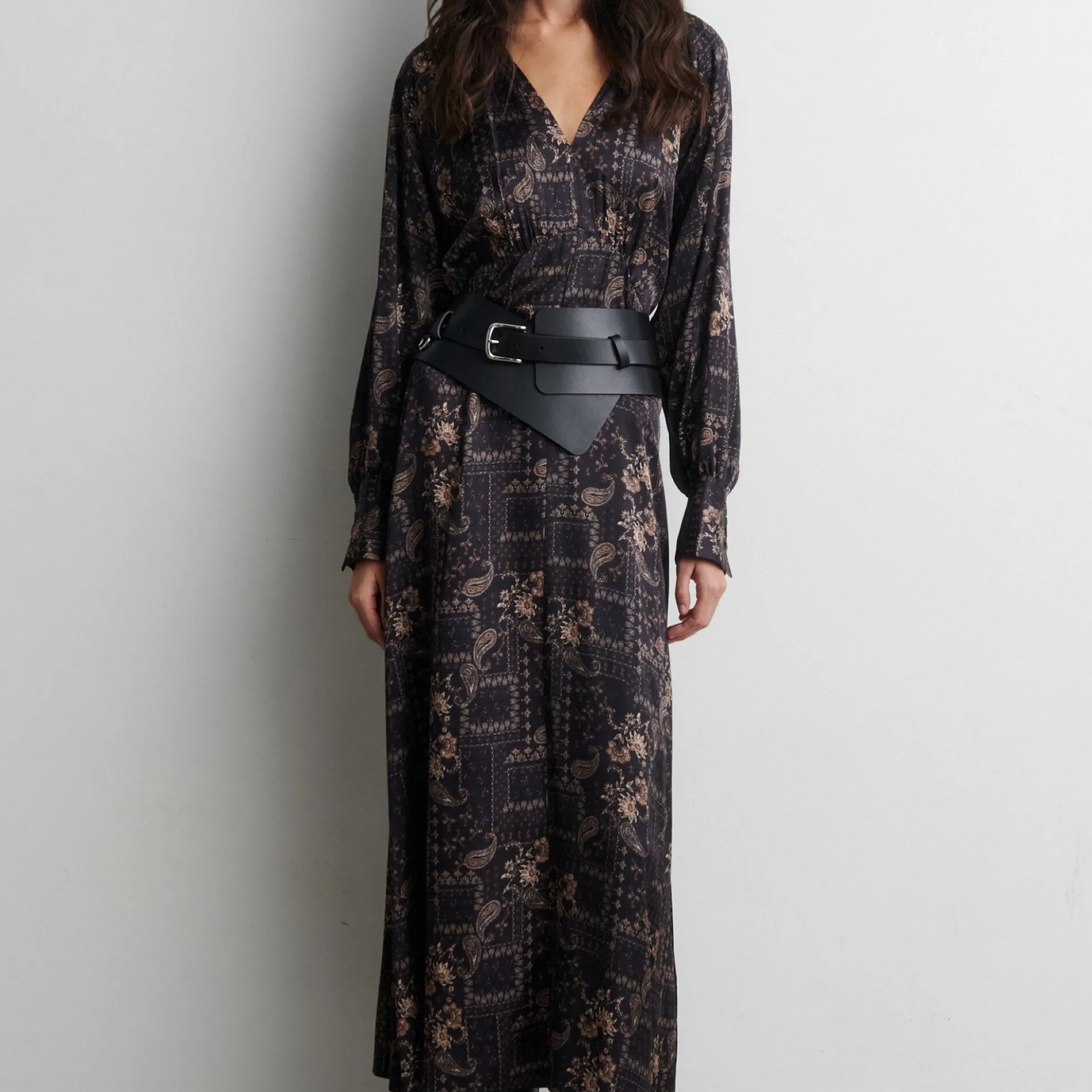 Paisley Dress, black