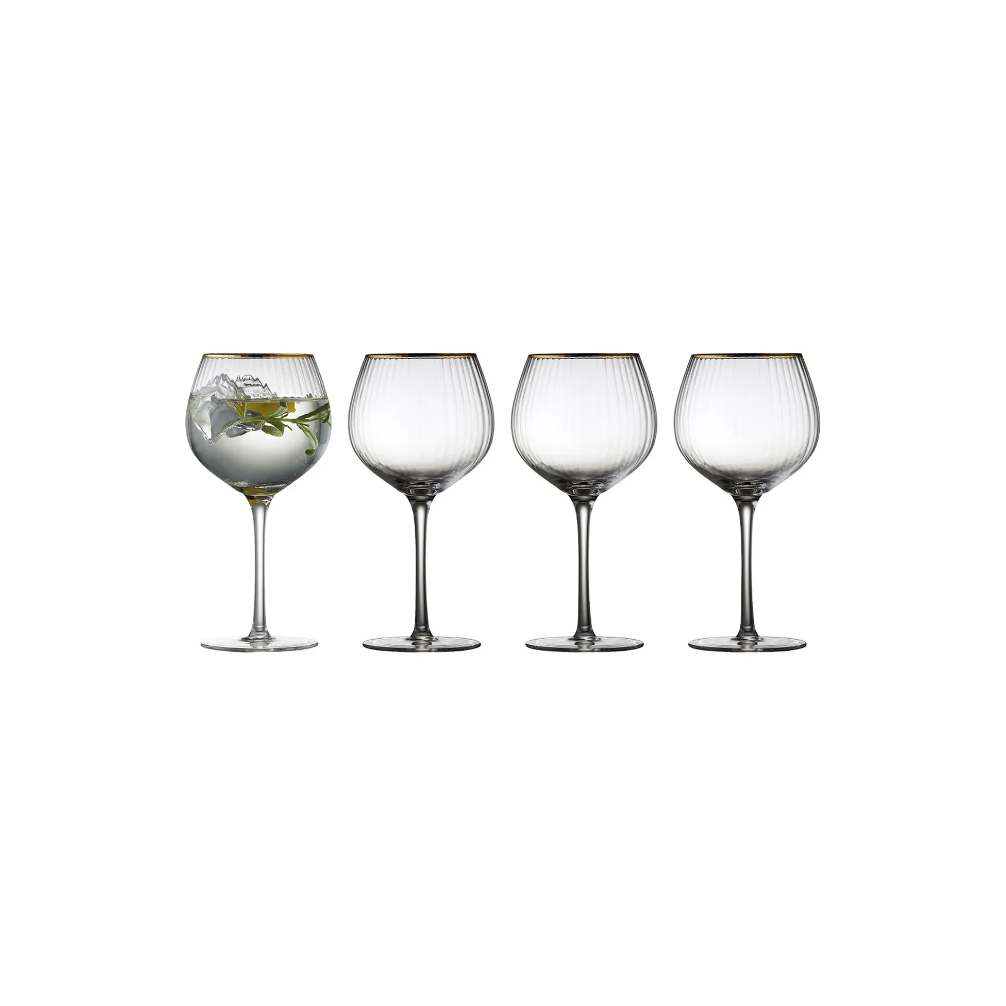 Palermo Gold gin & tonic glas 4 stk.