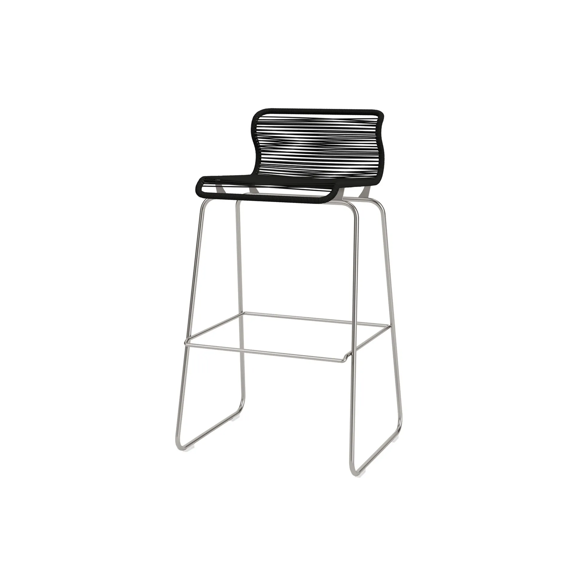 Panton One Bar barstol, clark/steel