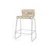 Panton One Kitchen barstol, paper nature/steel