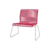 Panton One Lounge loungestol, scarlett/steel