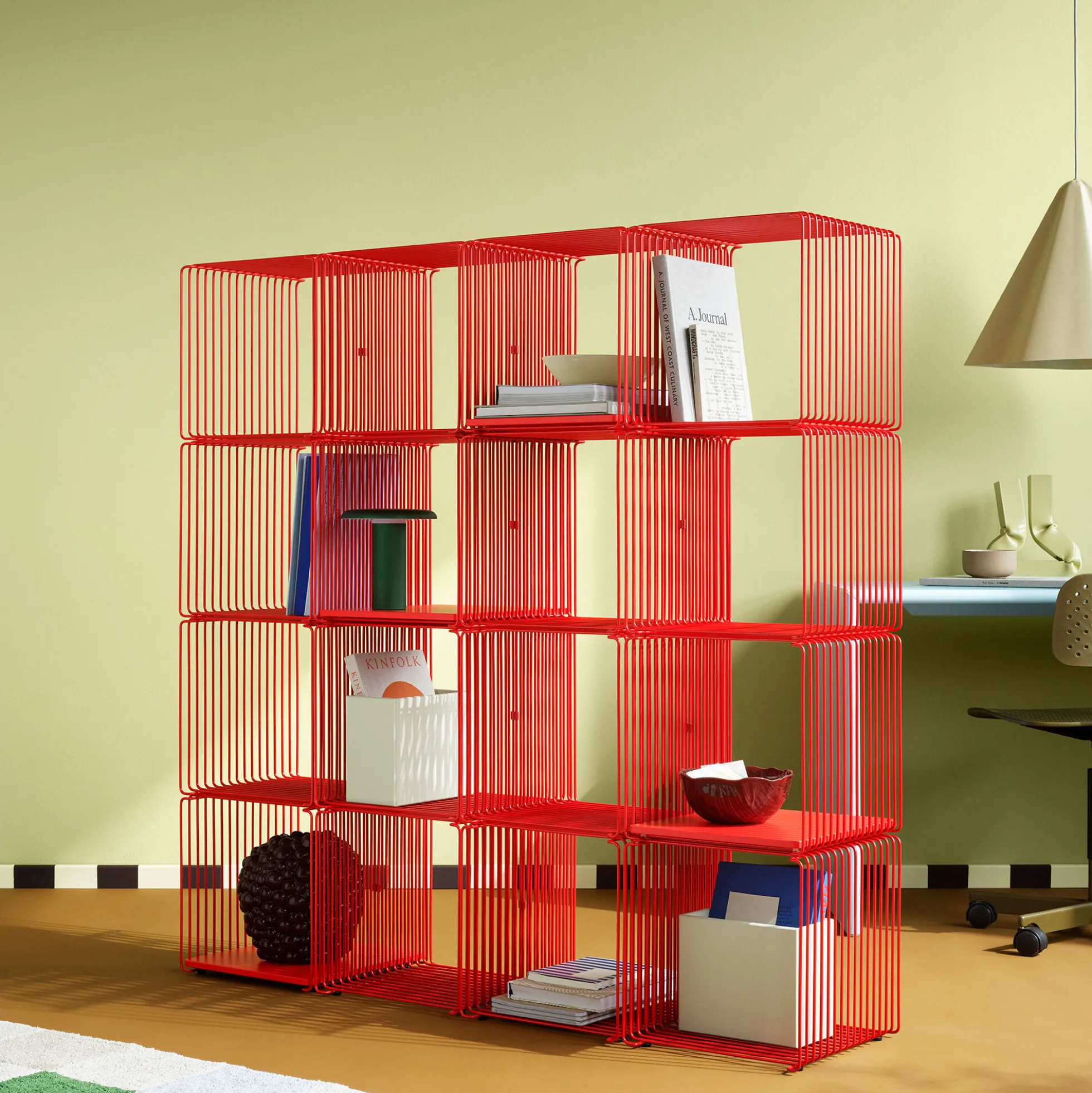Panton Wire Single topplade, 145 rosehip