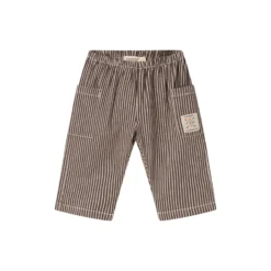 Panto Pants, dark brownie stripe
