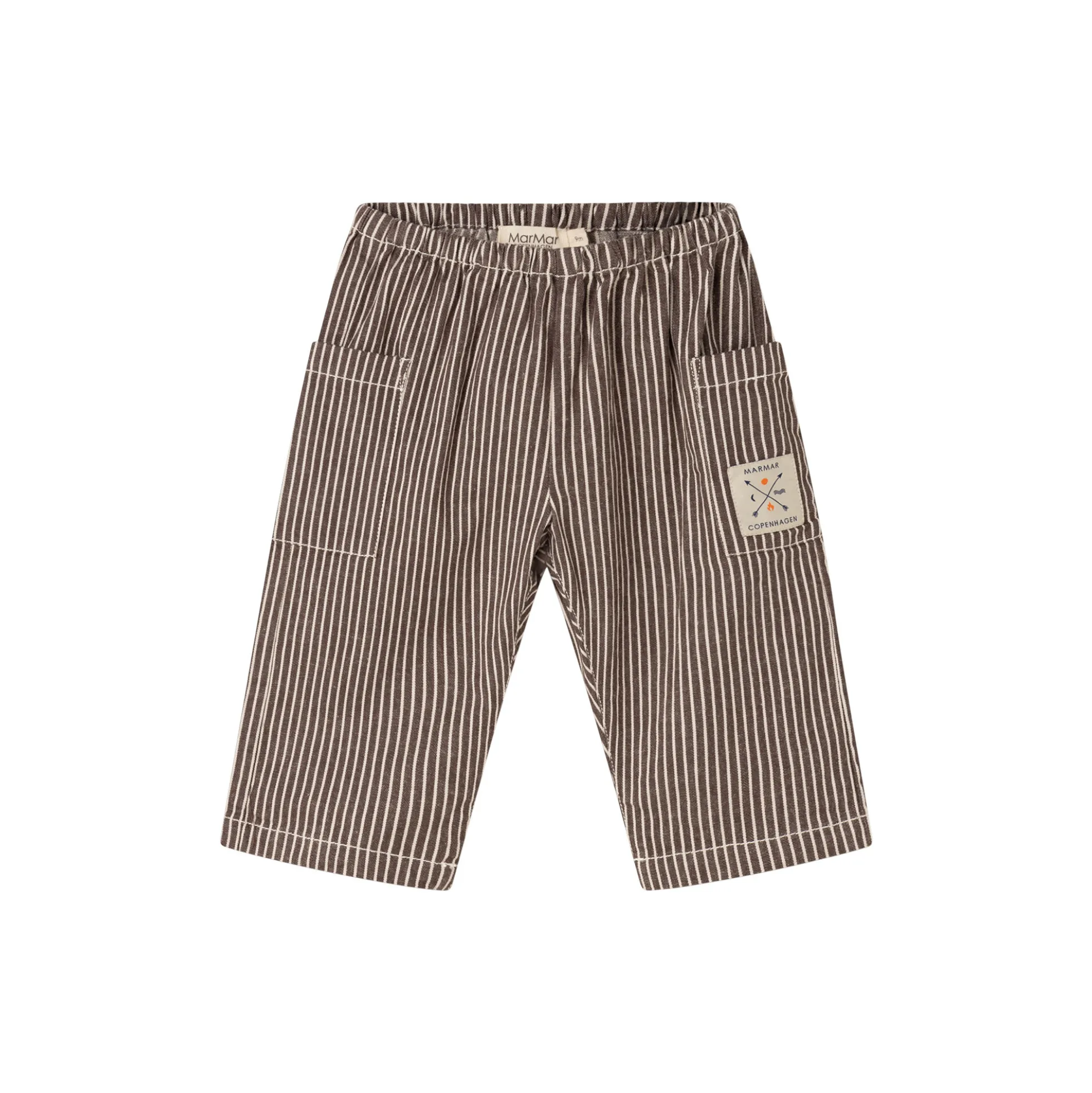 Panto Pants, dark brownie stripe