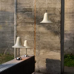 Pantop bordlampe, cream white