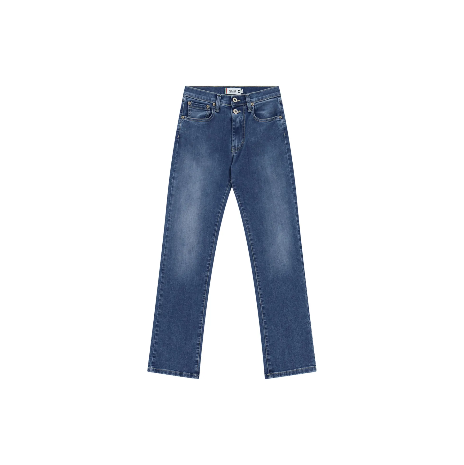 Pants, blu denim