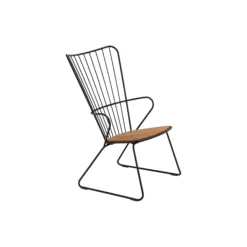 PAON loungestol, black