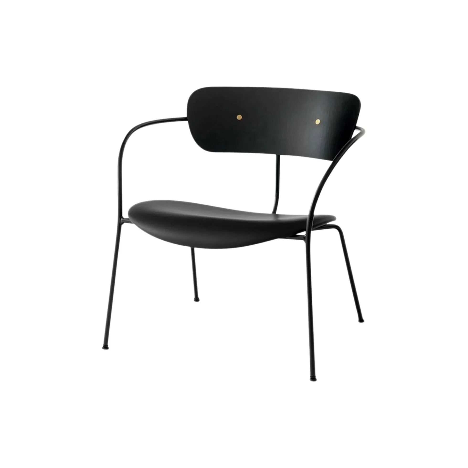 Pavilion AV6 loungestol, sort/messing