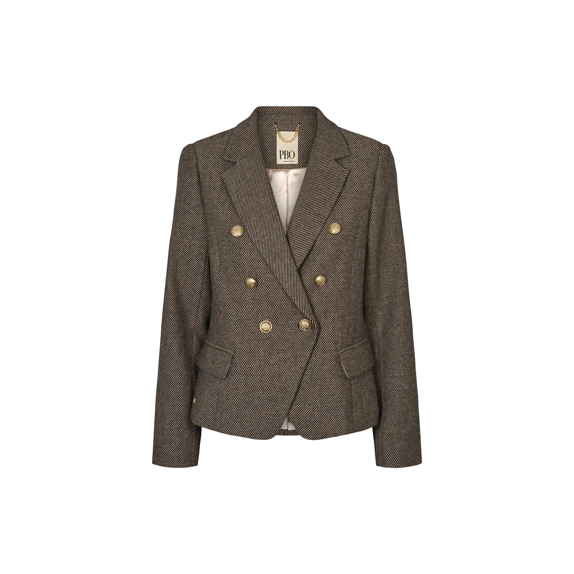 1509PBOCrombie blazer, black/beige