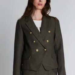 1509PBOCrombie blazer, black/beige