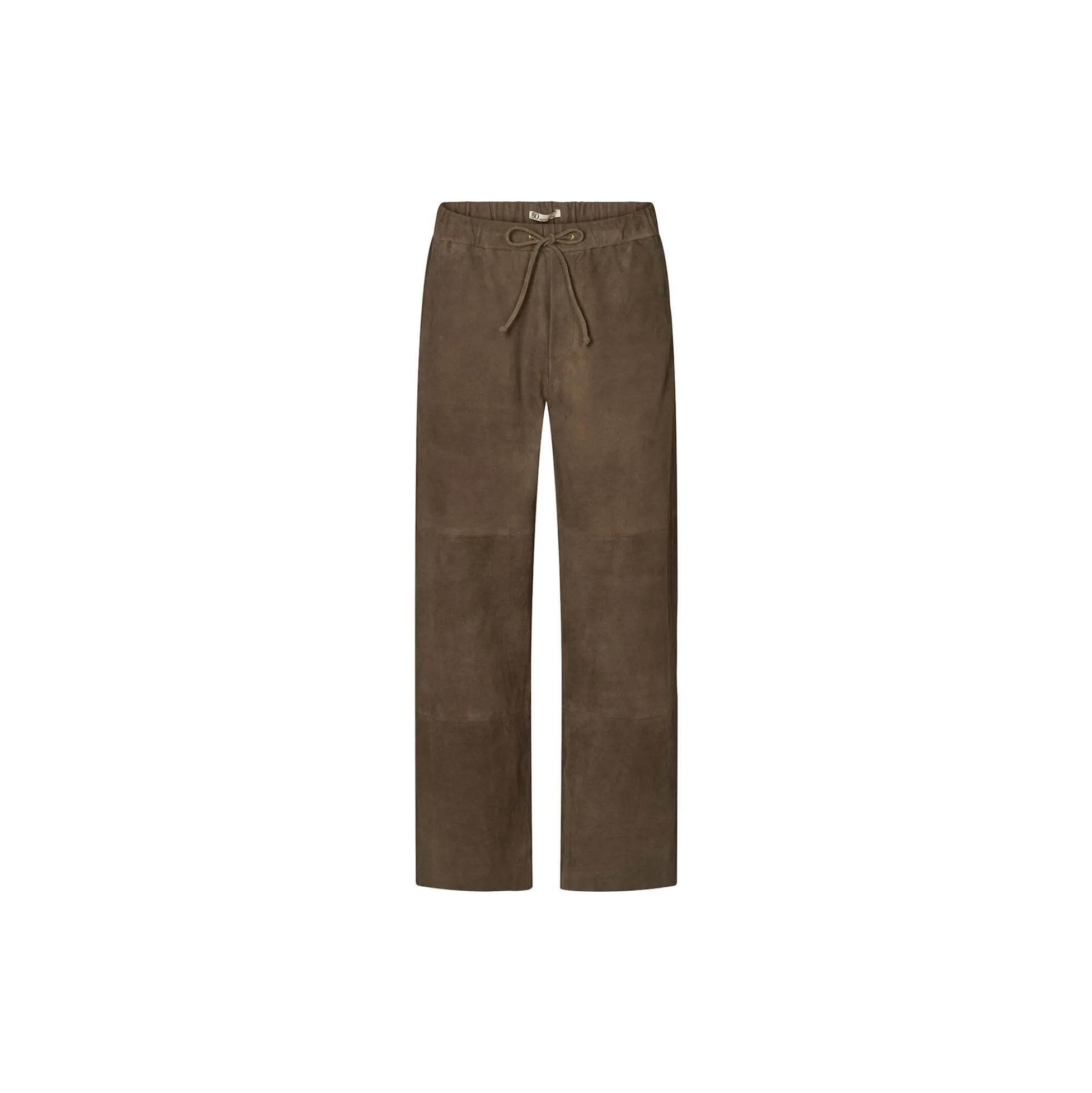 2847PBOEkola suede trousers, smoke