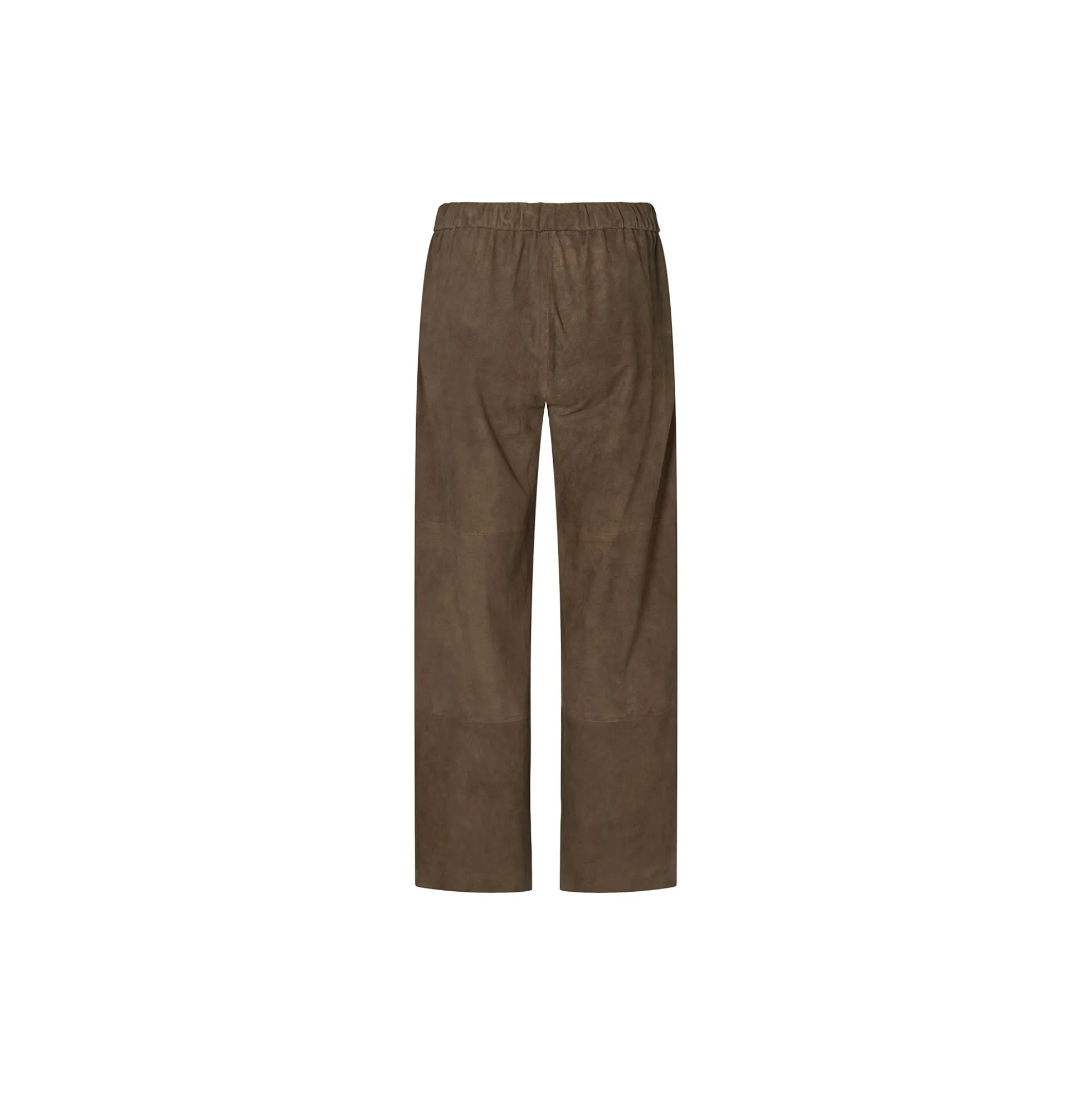 2847PBOEkola suede trousers, smoke
