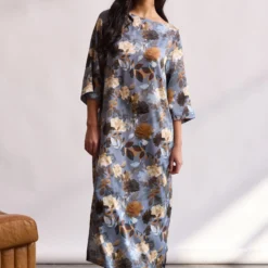 PBOGiacinto dress, dark flower print