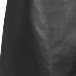 1034PBOKomi leather skirt, black