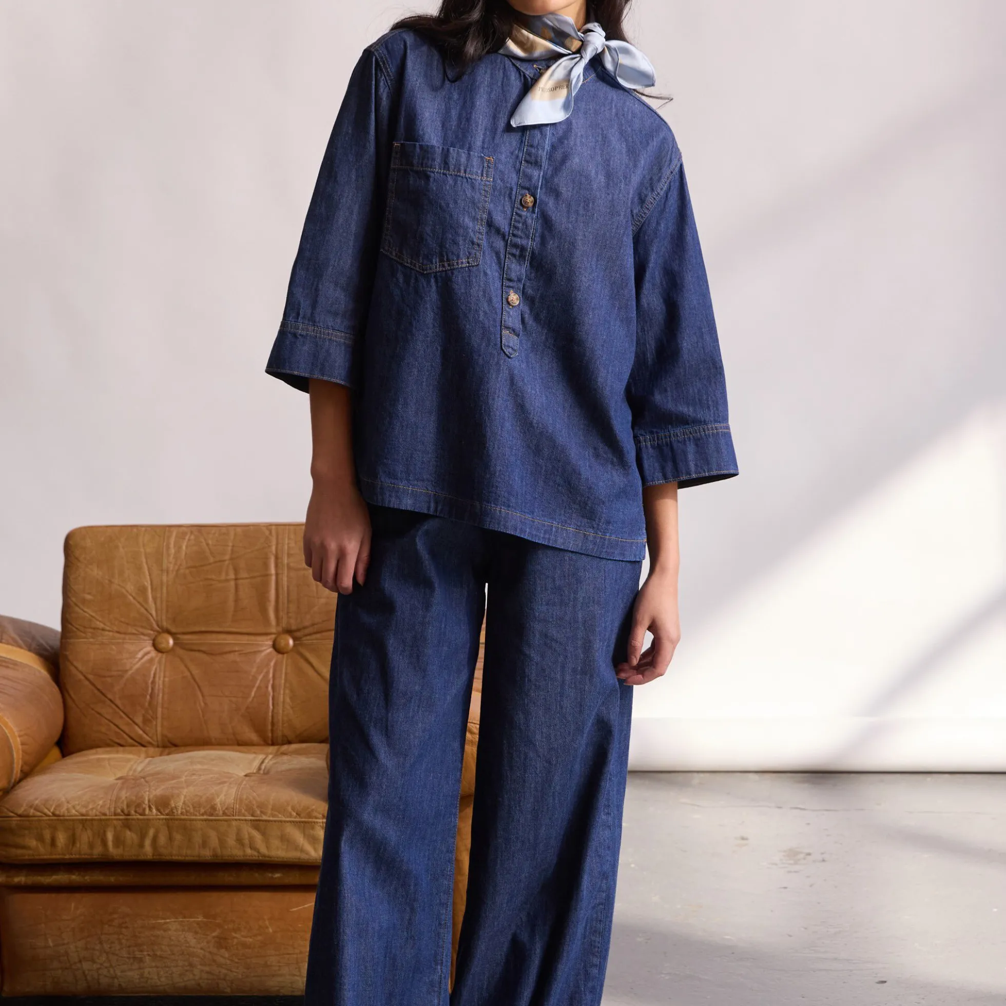 PBOMelli pants, dark denim