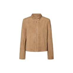 1014PBOVidana suede jacket, camel