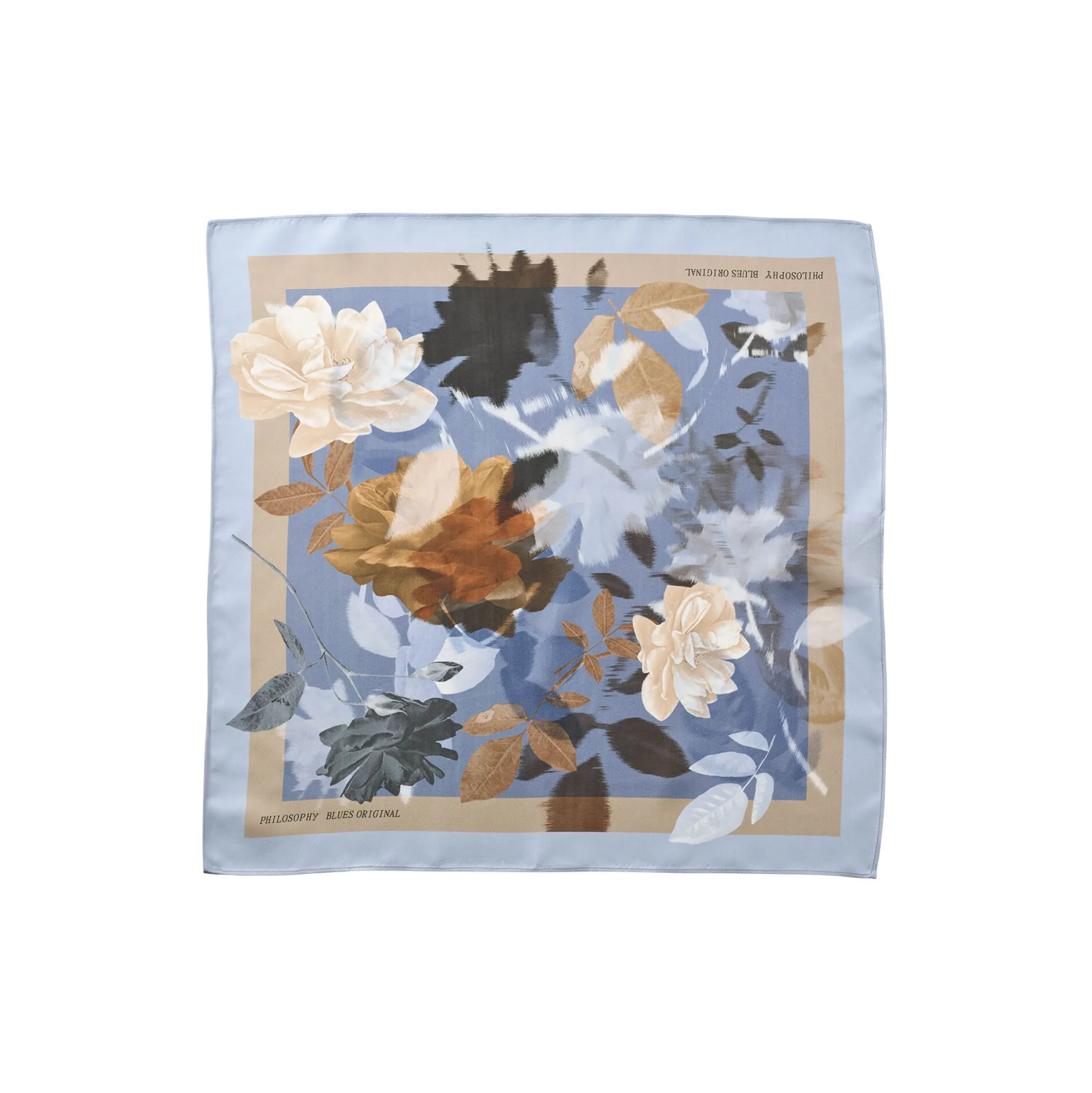 PBOWildflower scarf, dark flower print
