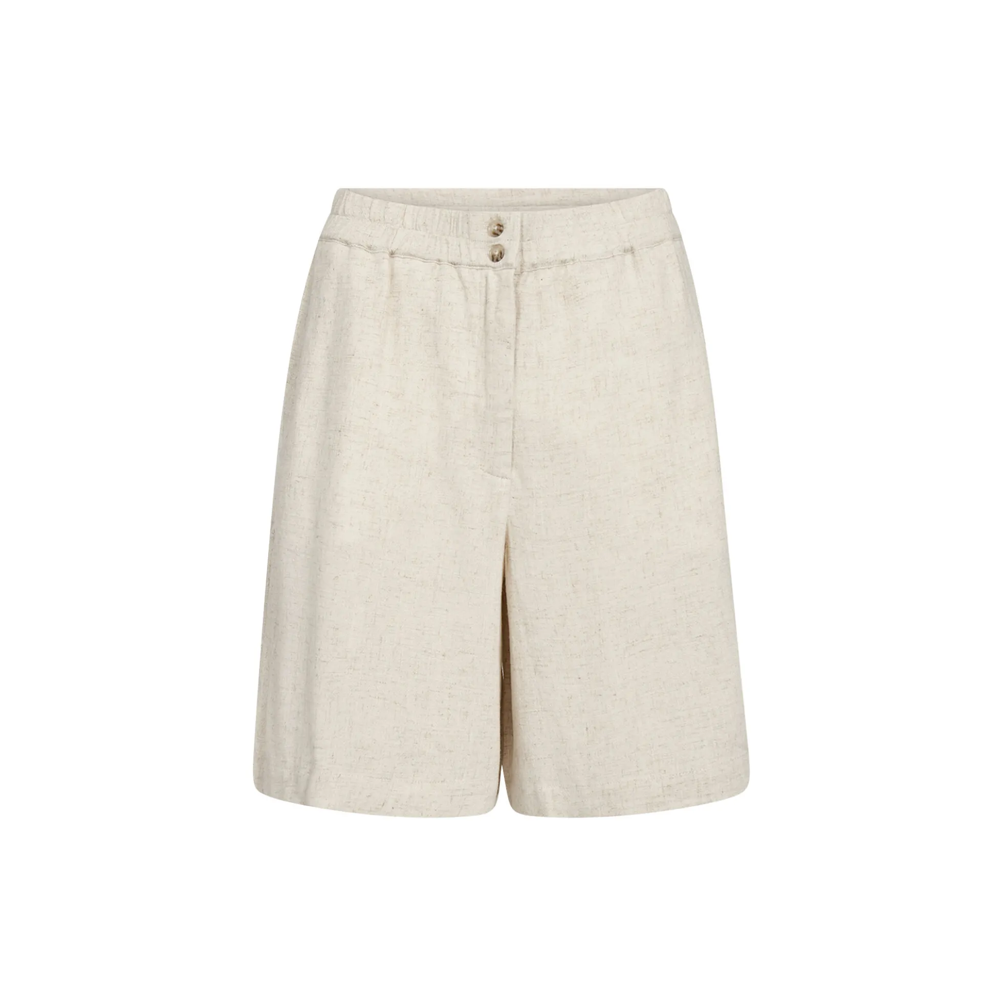 PD-Miles Shorts, oyster white melange
