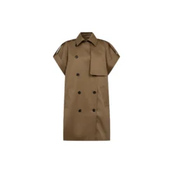 PD-Nico Trench Jacket, lead brown