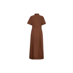 PD-Tulip Poplin Maxidress, toffee