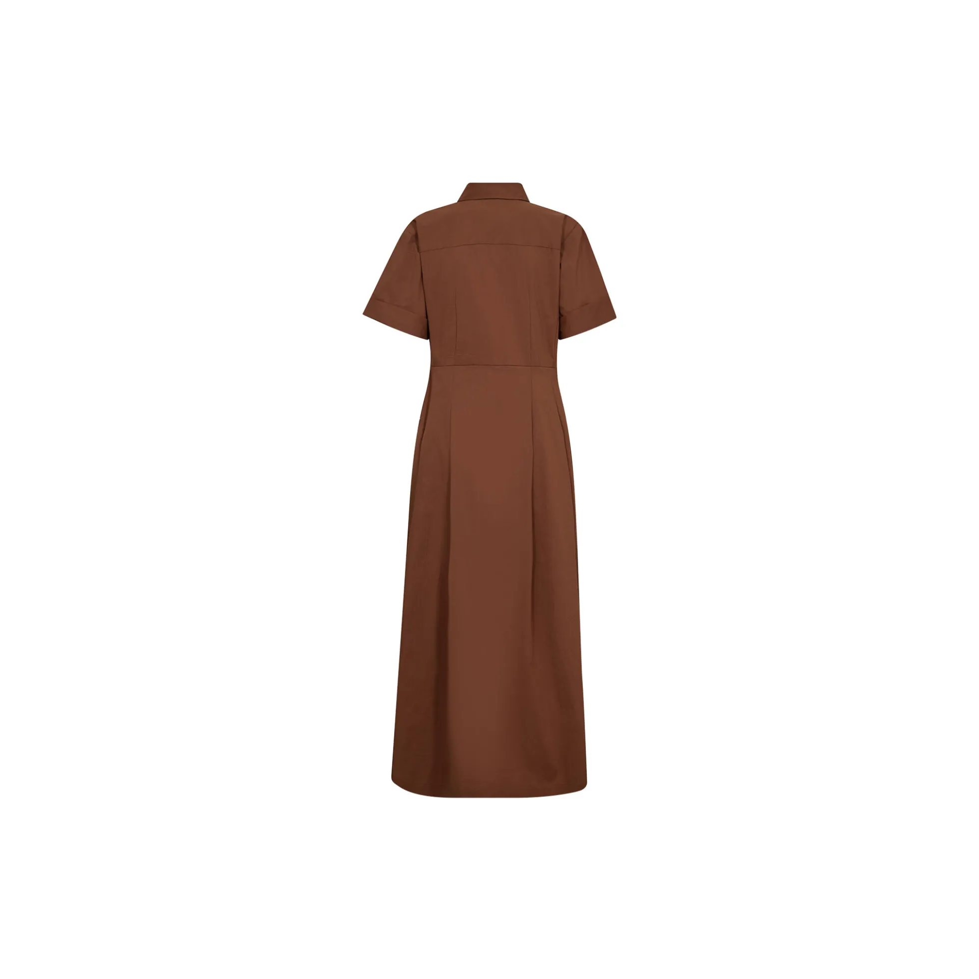PD-Tulip Poplin Maxidress, toffee