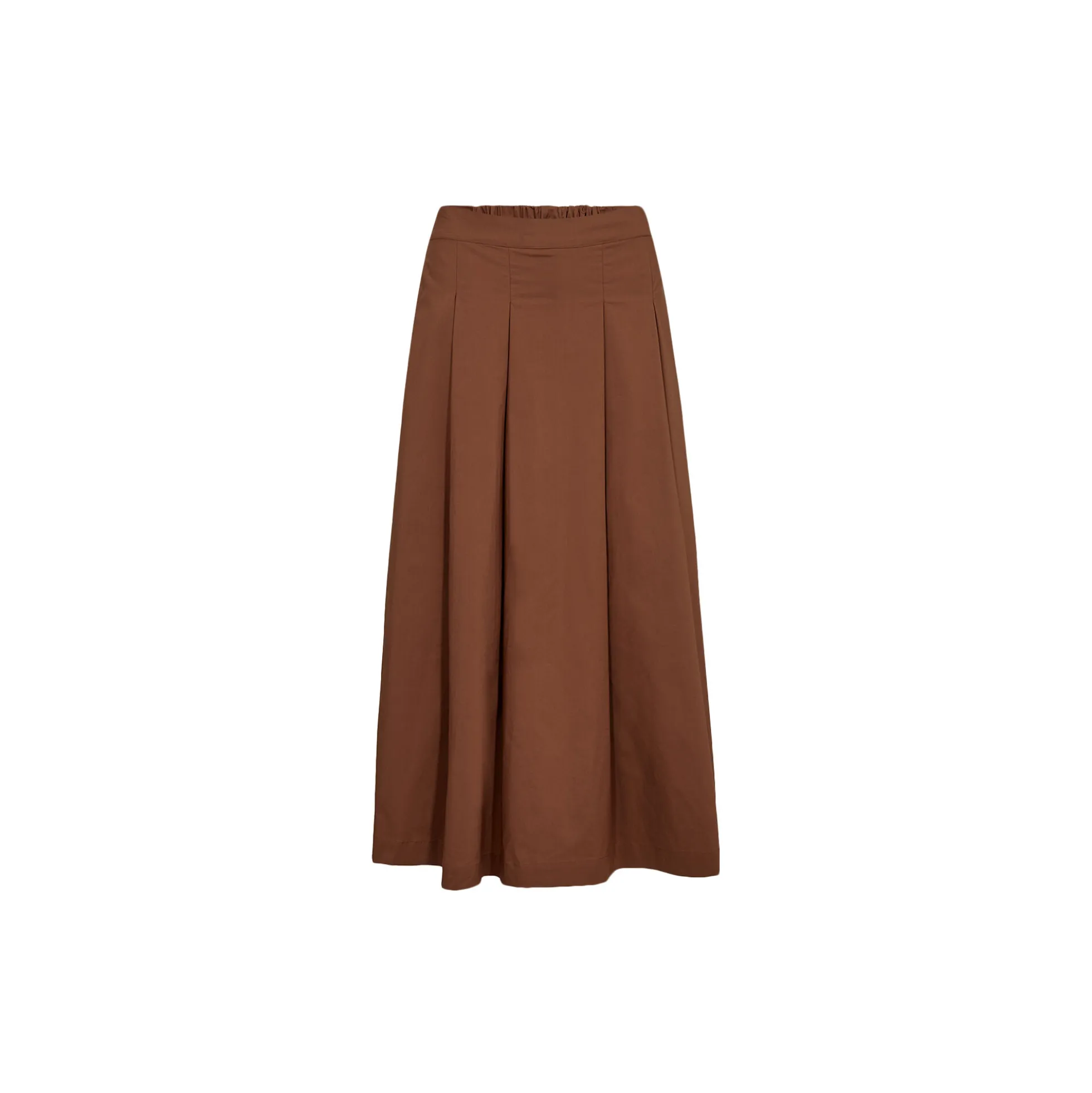 PD-Tulip Poplin Skirt, toffee