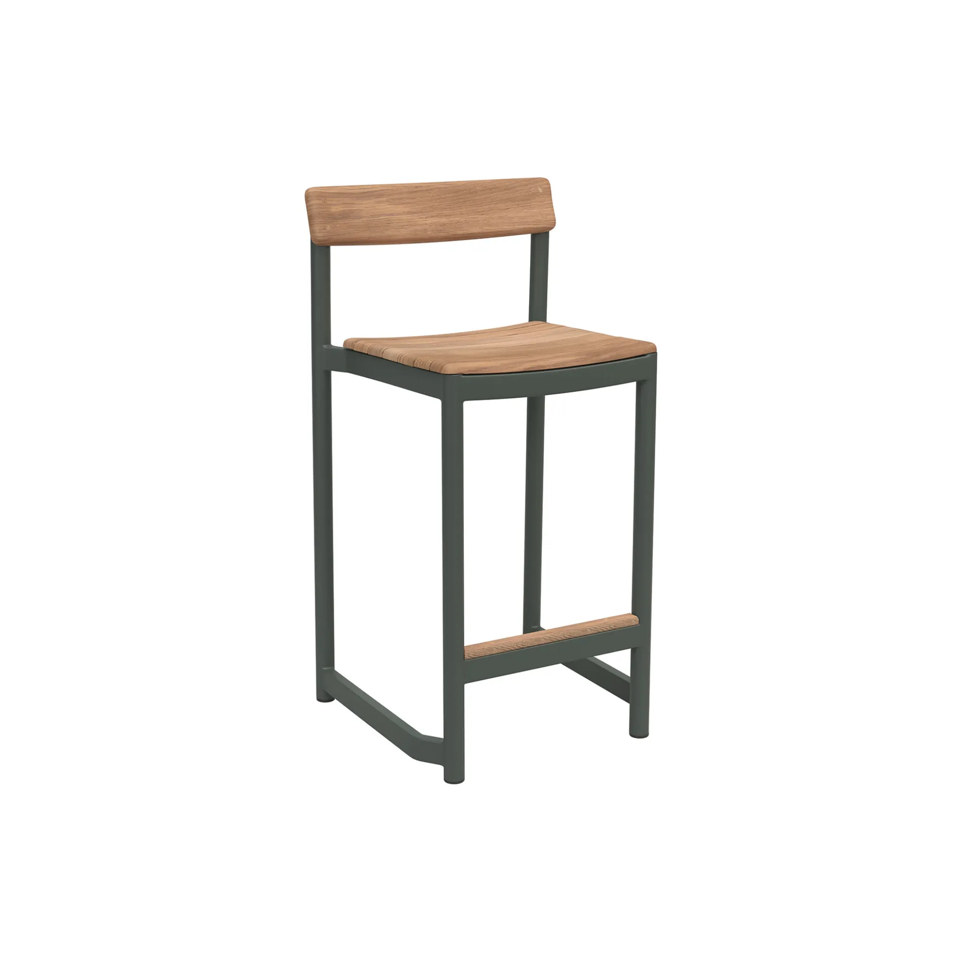 Pelagus counter stol, hunter green
