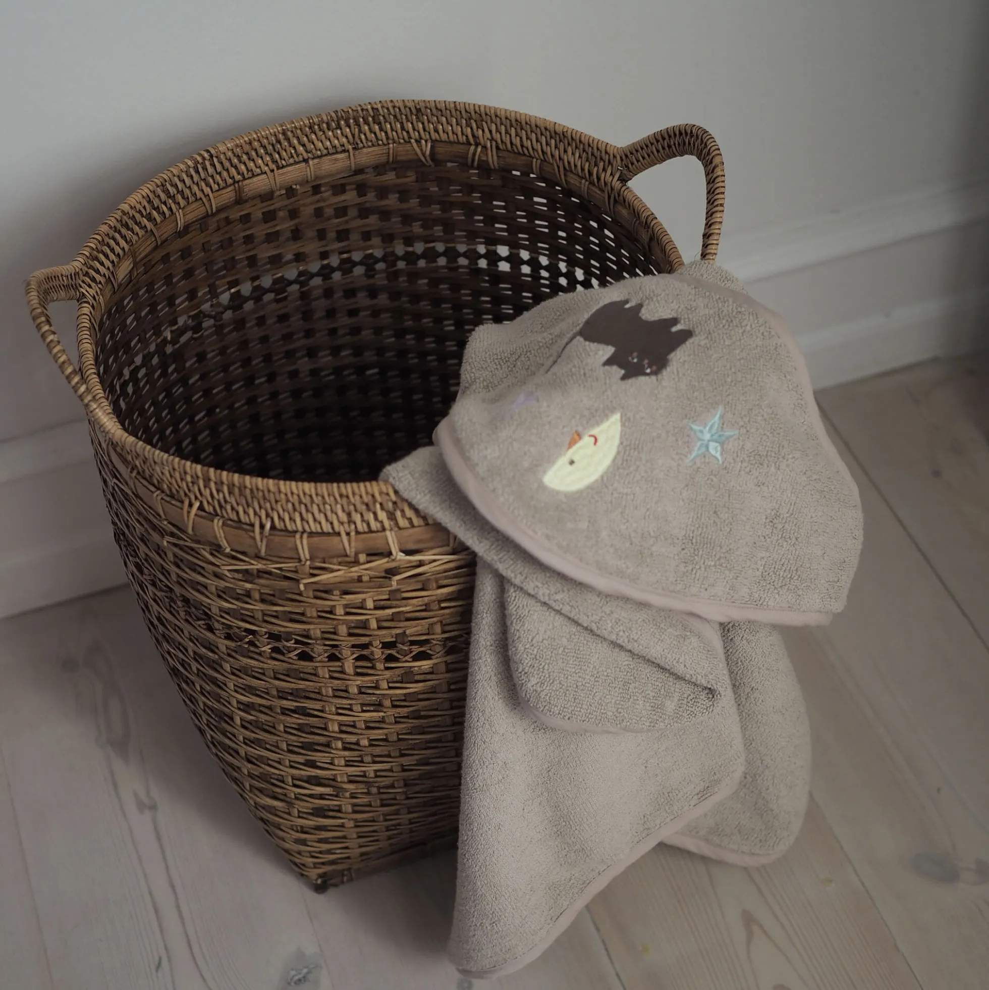 Petal babyhåndklæde, moon cat