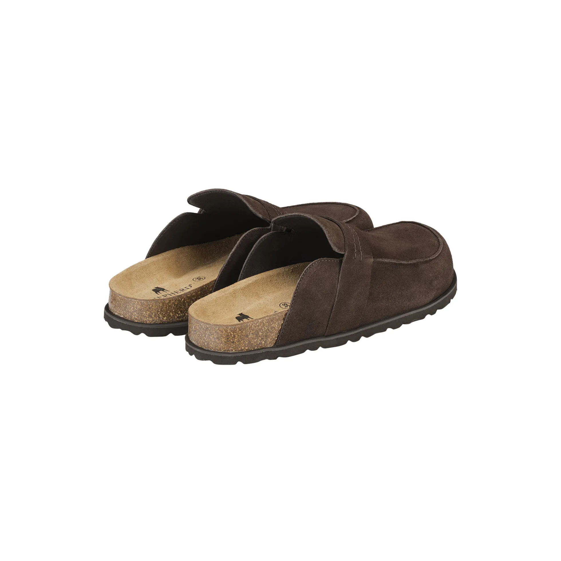 Petra tøfler, brown mocka