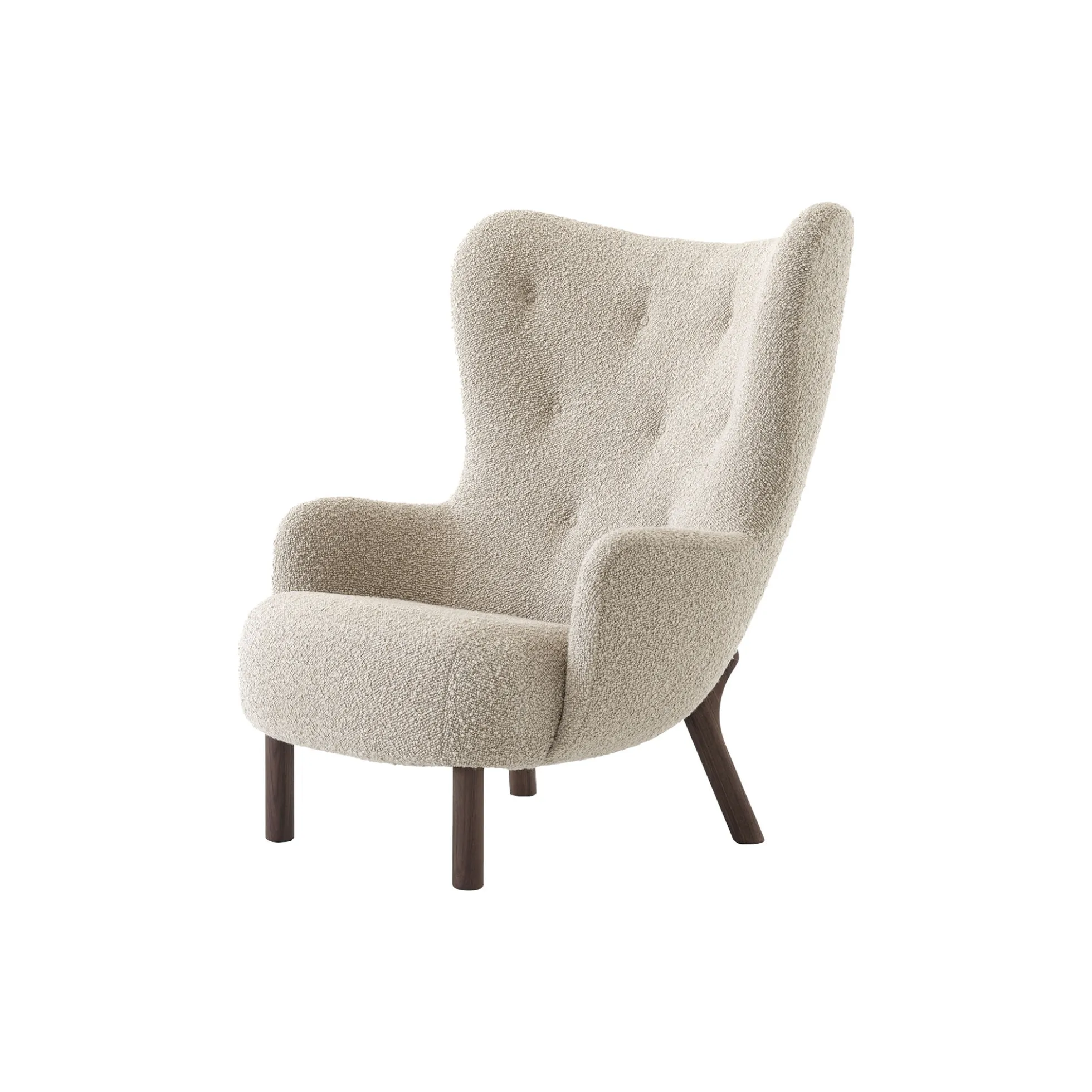 Petra VB3 Lounge Chair, Karakorum 003/oiled walnut