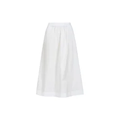 PHOEBE long skirt, white