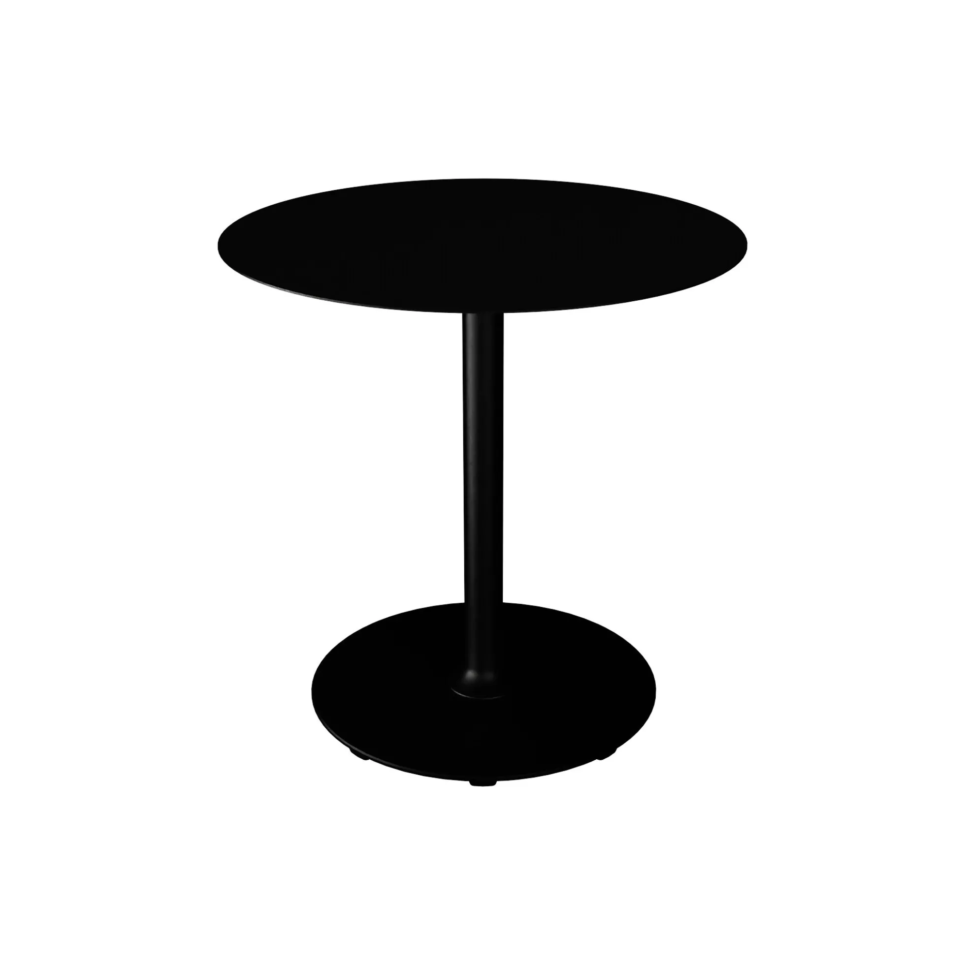 PICO Café Table with Round Base Ø 74, black