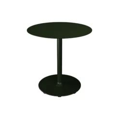 PICO Café Table with Round Base Ø 74, olive green