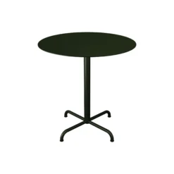 PICO Café Table with 4 Star Base Ø 74, olive green