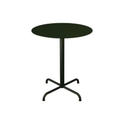 PICO Café Table with 4 Star Base Ø 64, olive green