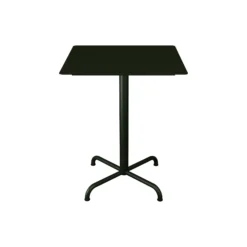 PICO Café Table with 4 Star Base 60x60, olive green