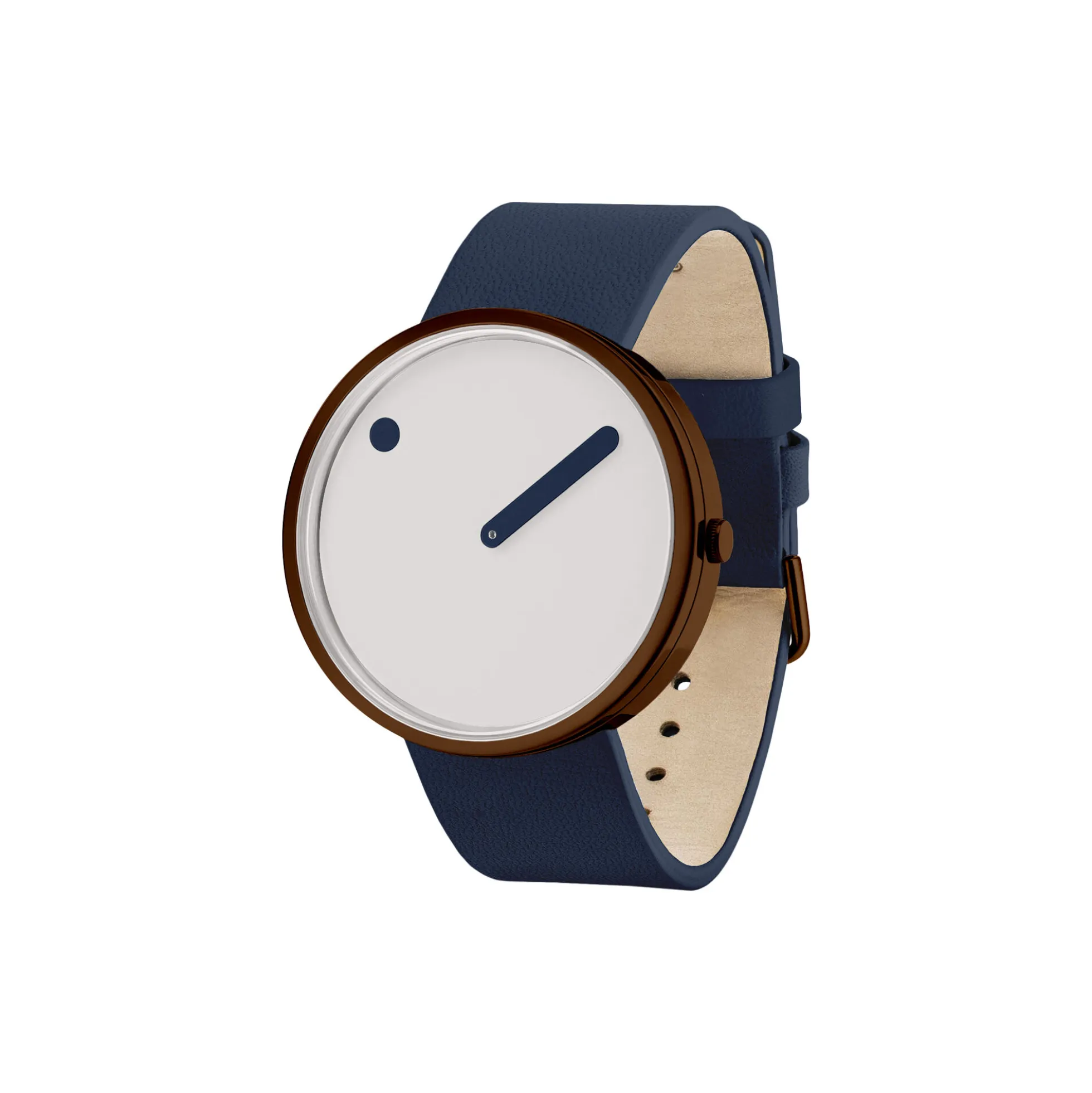 PICTO armbåndsur, cream/copper/midnight blue