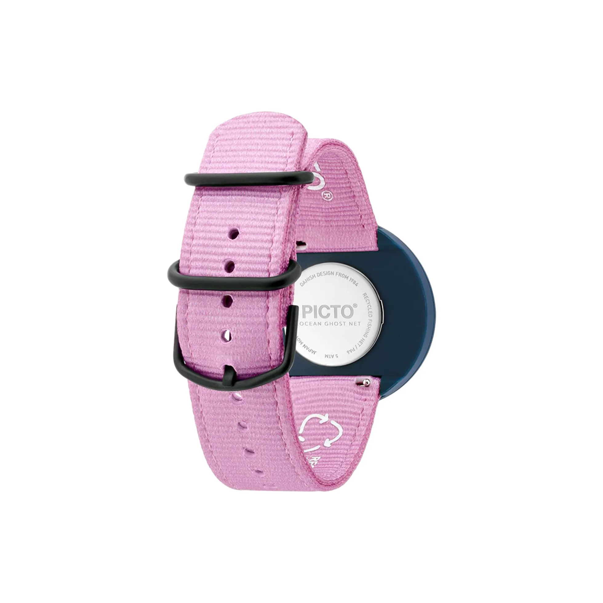 PICTO armbåndsur, deep blue/pink reef