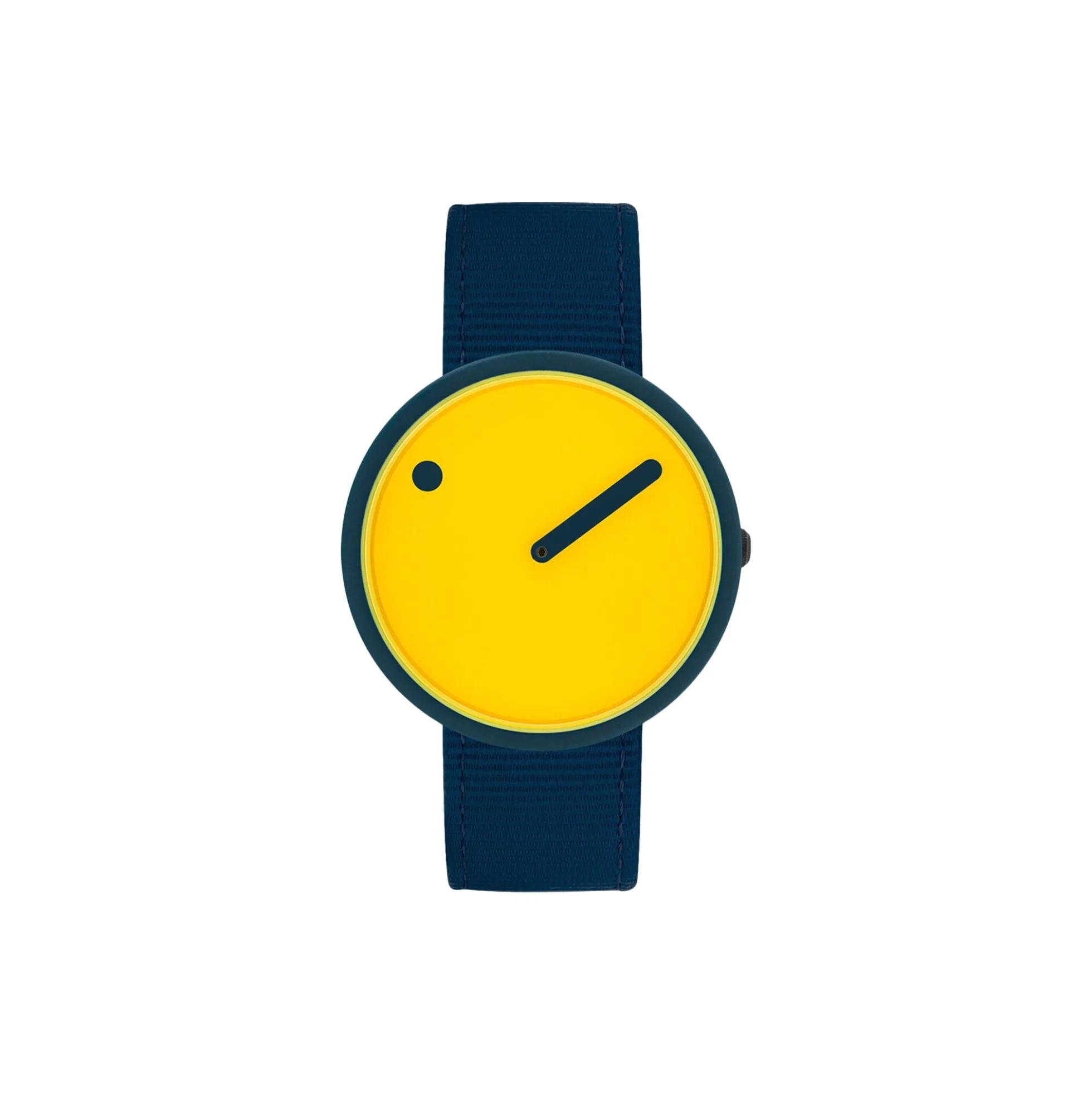 PICTO armbåndsur, electric yellow/navy blue