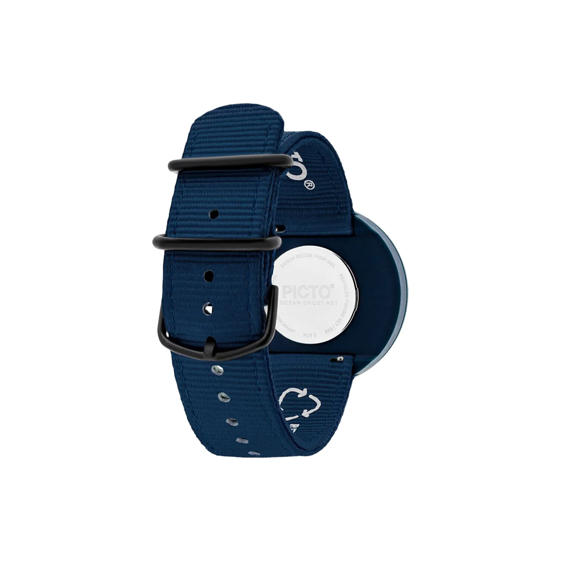 PICTO armbåndsur, electric yellow/navy blue