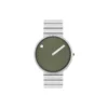 PICTO armbåndsur, fresh olive/brushed steel