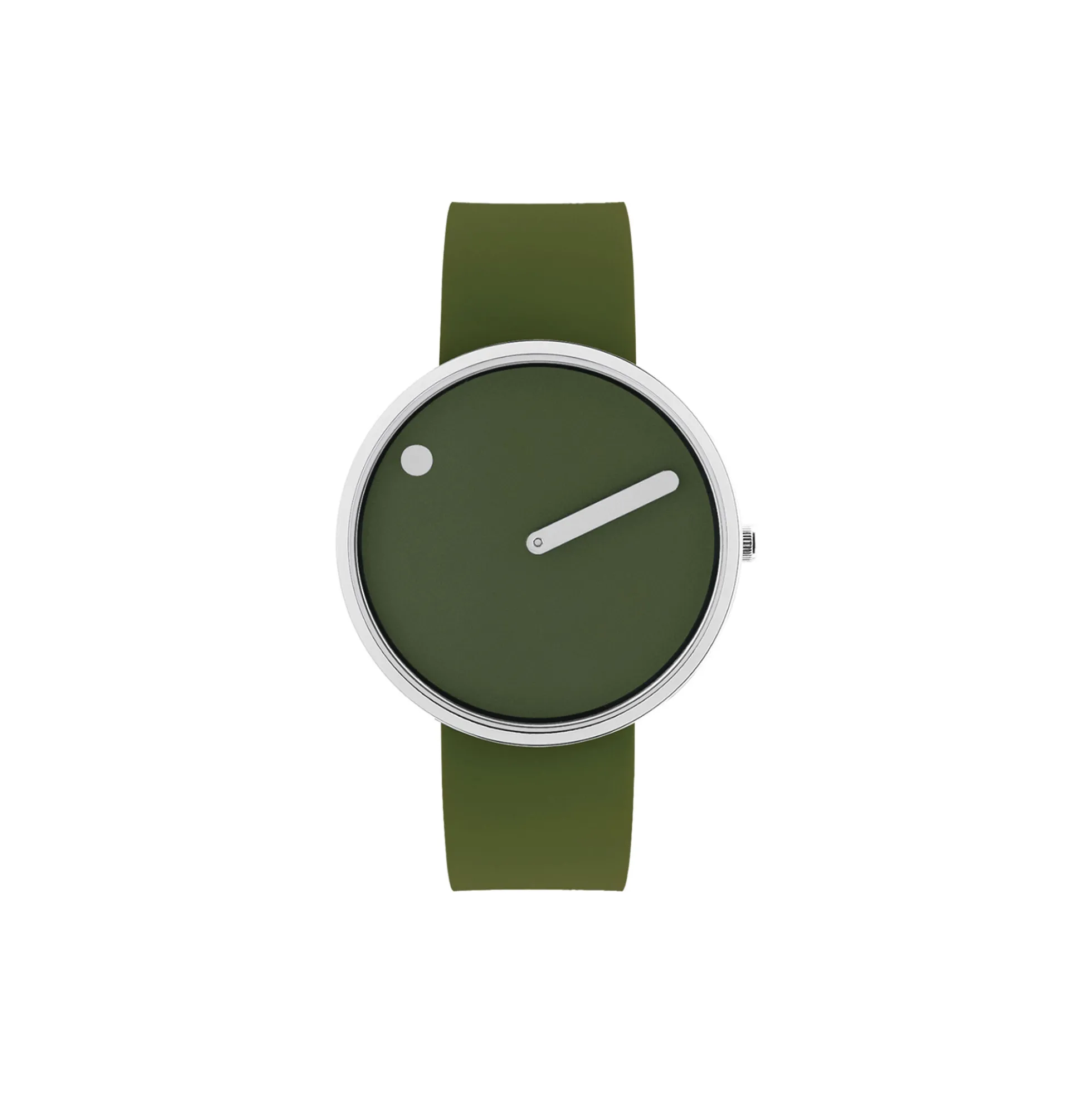 PICTO armbåndsur, fresh olive/steel/fresh olive