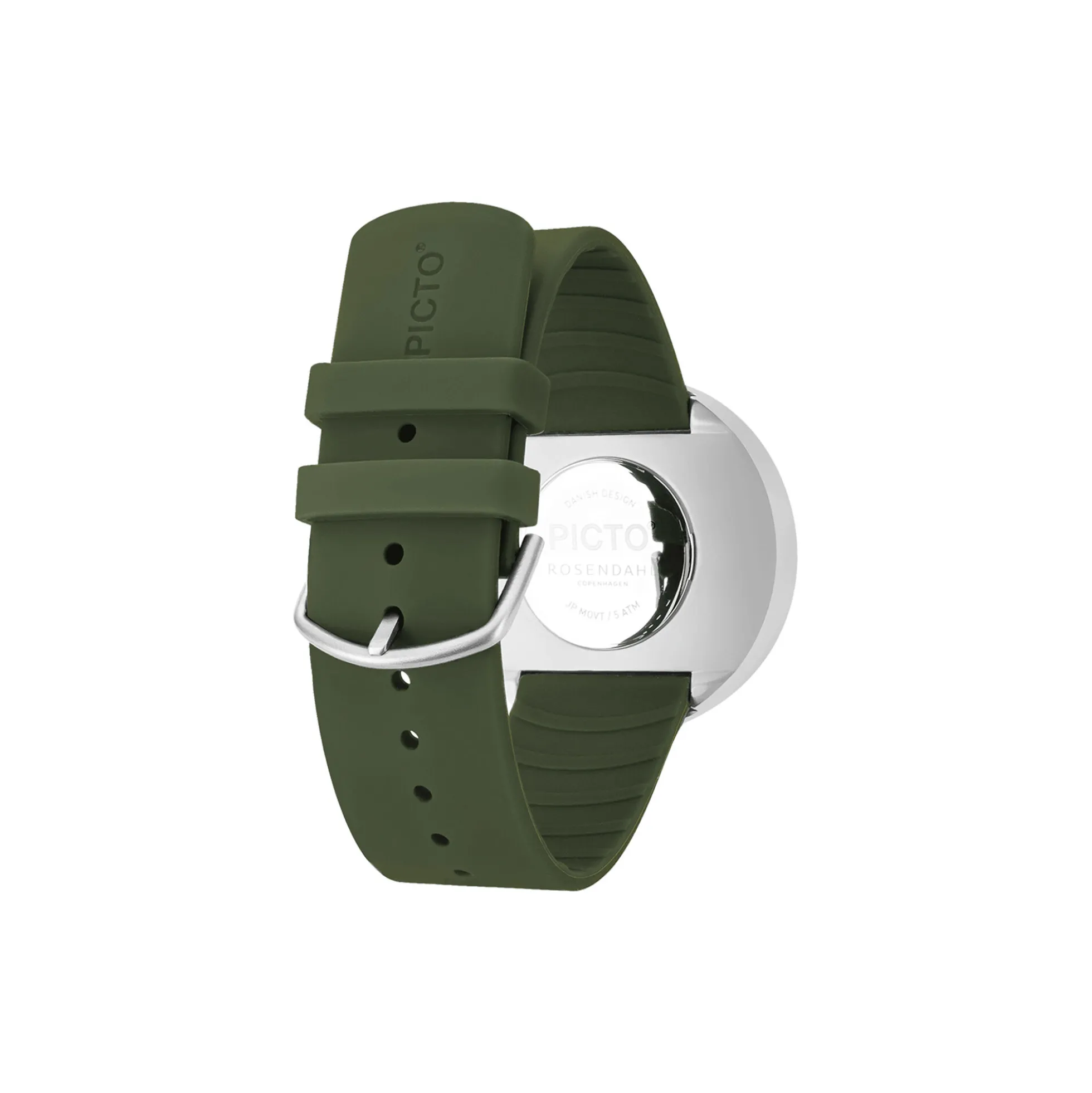 PICTO armbåndsur, fresh olive/steel/fresh olive