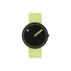 PICTO armbåndsur, manta ray black/paradise green
