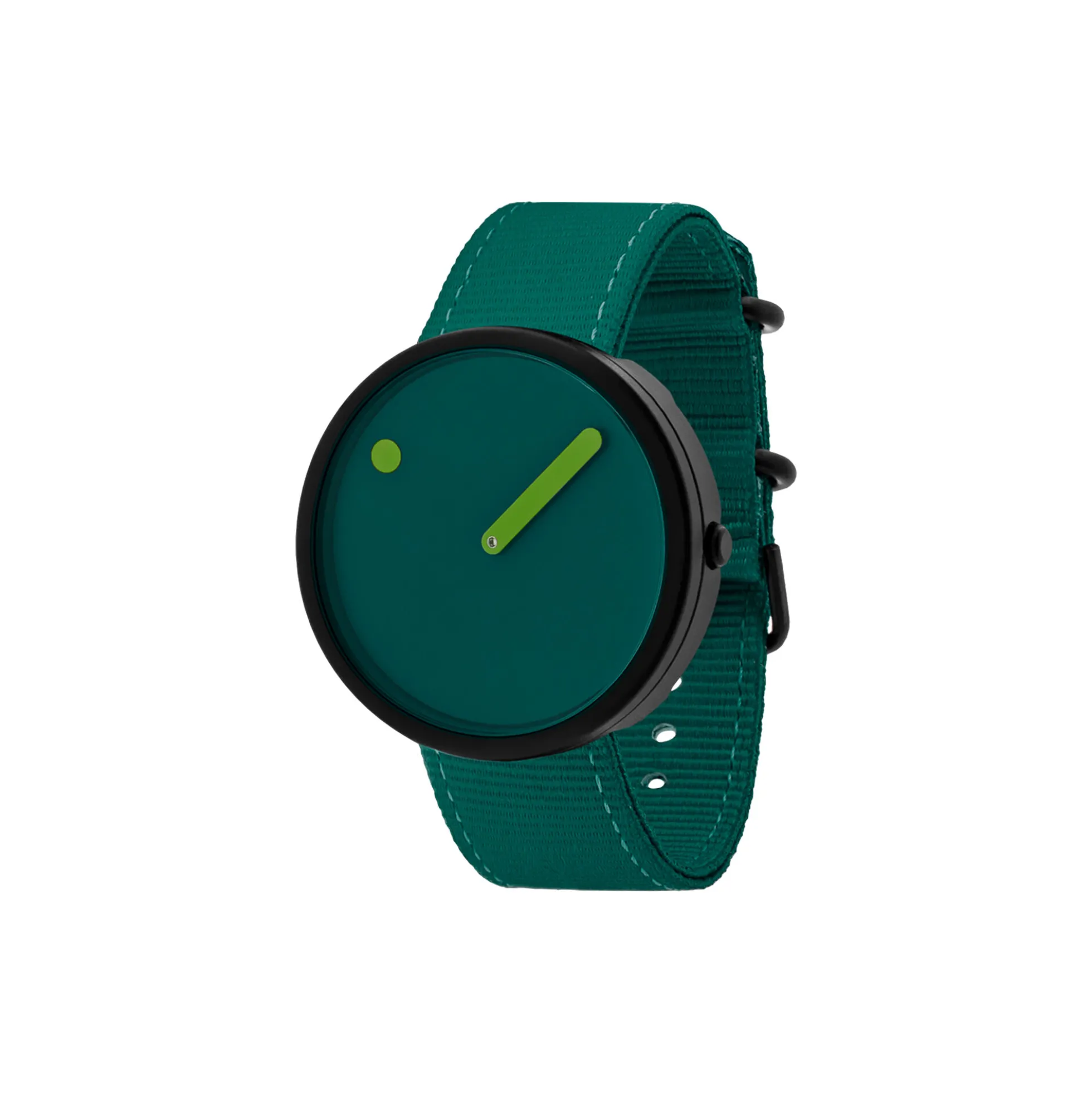 PICTO armbåndsur, ocean green/matt black/ocean green