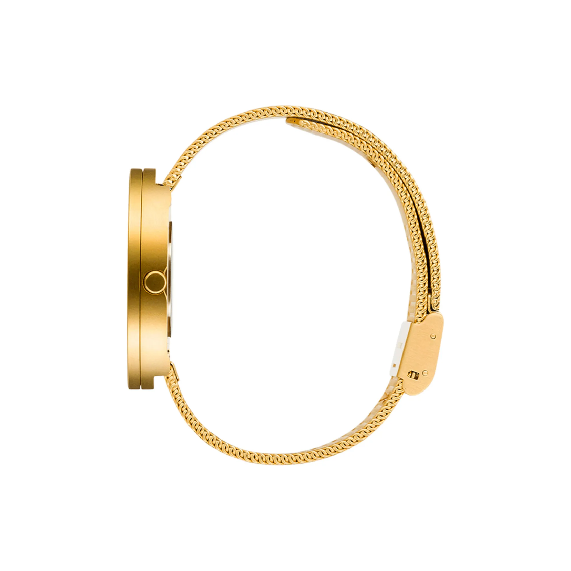 PICTO armbåndsur, white/gold/matt gold