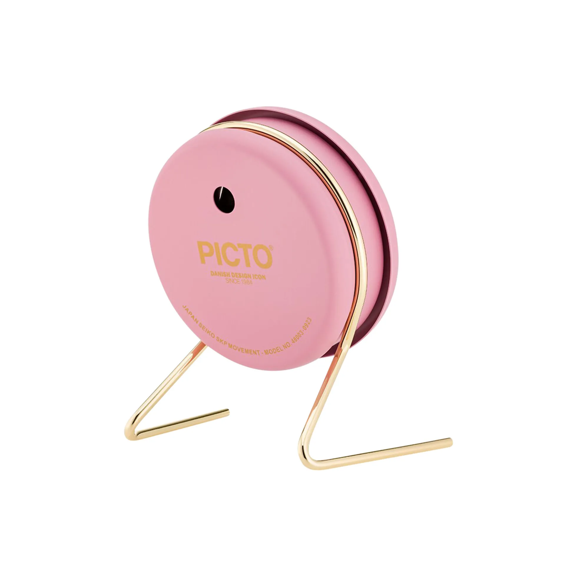 PICTO Table Clock, flamingo pink