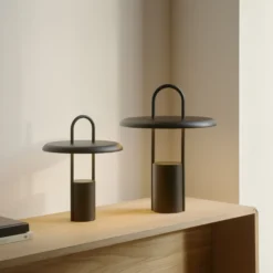 Pier portable LED lampe, black