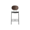 PIET HEIN Counter Chair, oiled walnut/Solid Black 509